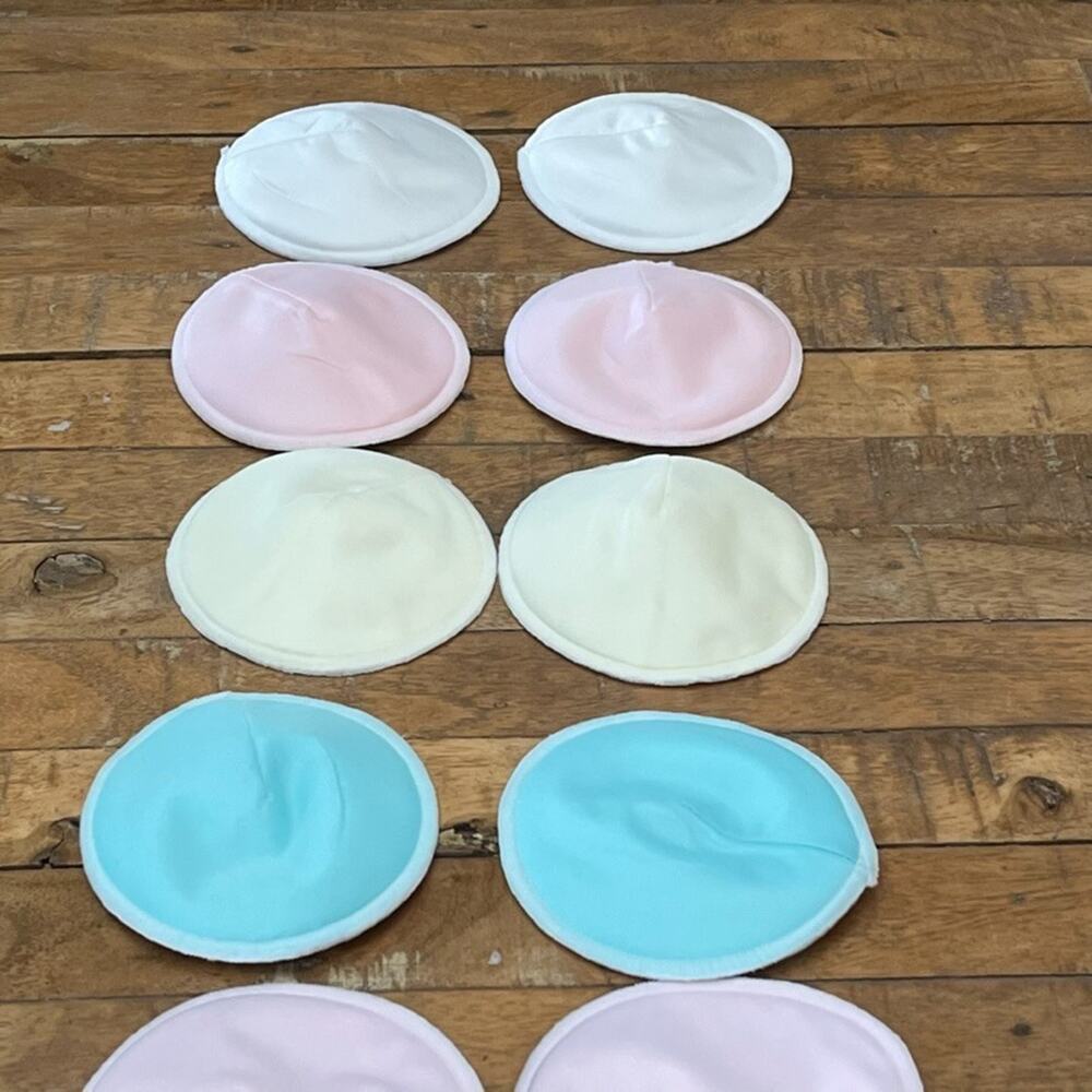 Reusable Bamboo Nursing Pads Set 10 Washable Breastfeeding Breast Pads Reusable
